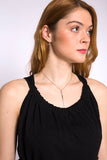 CAMILLE jersey top, black