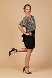 Kimono sweater #1 arrows jacquard