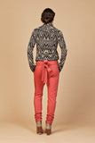 Long sweater #1 arrows jacquard
