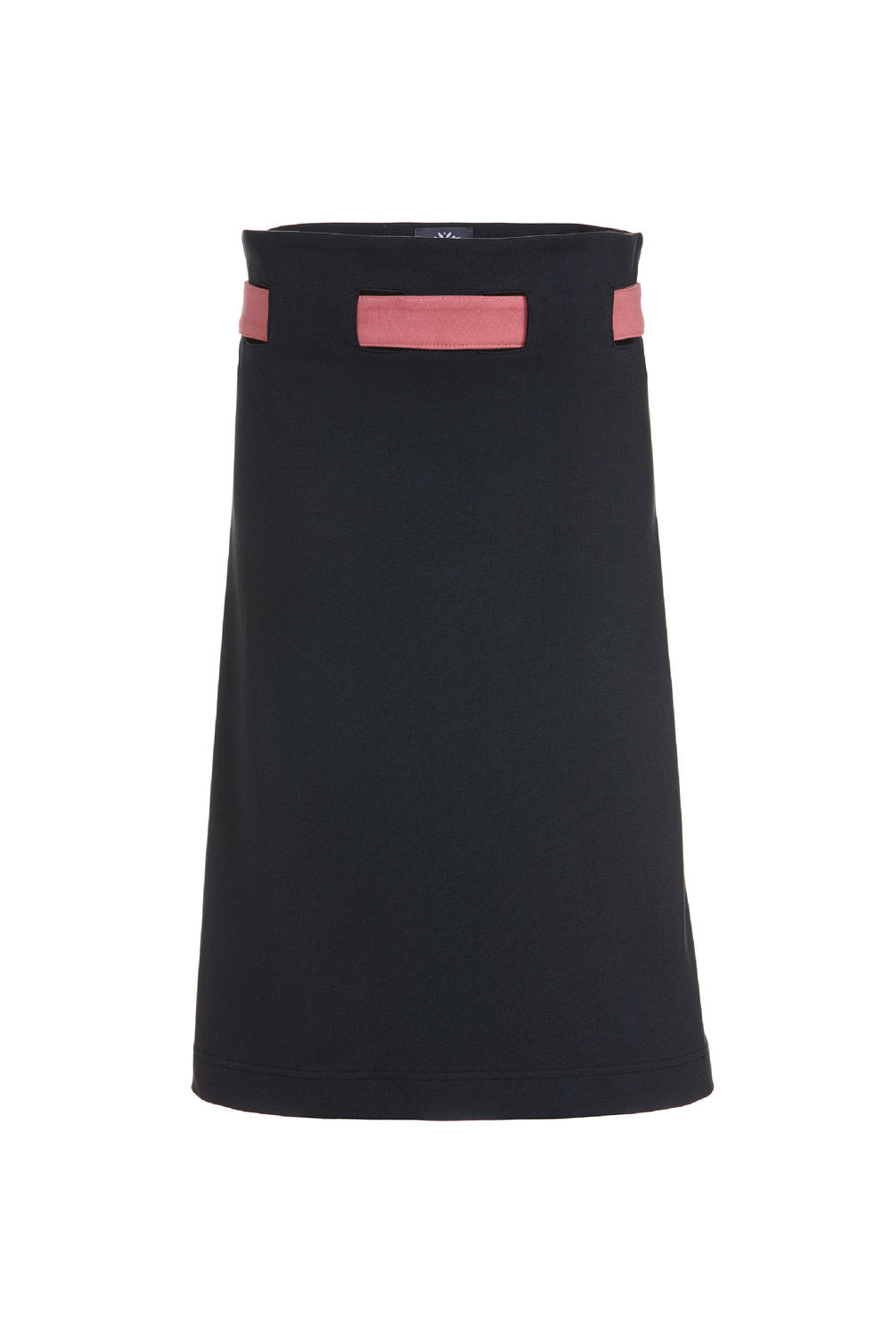 ALICE belted skirt, black